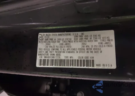 2024 Mazda Cx-50 2.5 Turbo from USA, damaged, VIN 7MMVABXY3RN177779